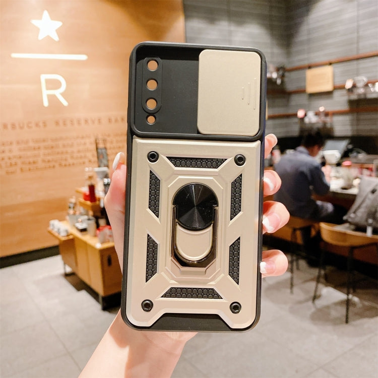 For Huawei Y9s Sliding Camera Cover Design TPU+PC Protective Case
