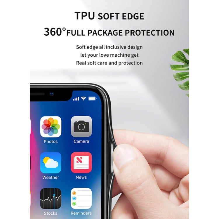 For OPPO Realme XT Starry Sky Painted Tempered Glass TPU Shockproof Protective Case