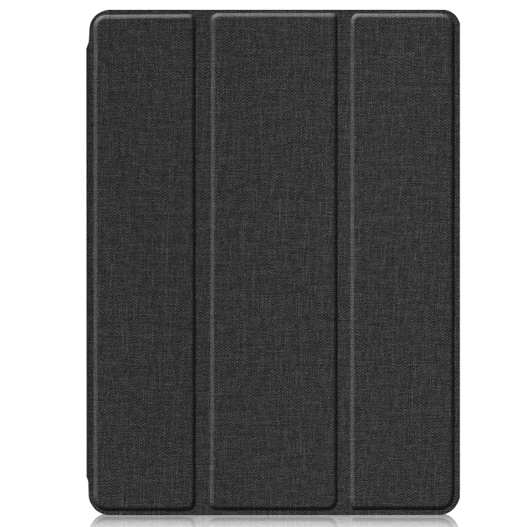 For iPad 10.2 2021 / 2020 / 2019 / Air 3 / Pro 10.5 / iPad 10.2 2020 Denim Texture Horizontal Flip Leather Case with Three-folding Holder & Sleep / Wake-up Function
