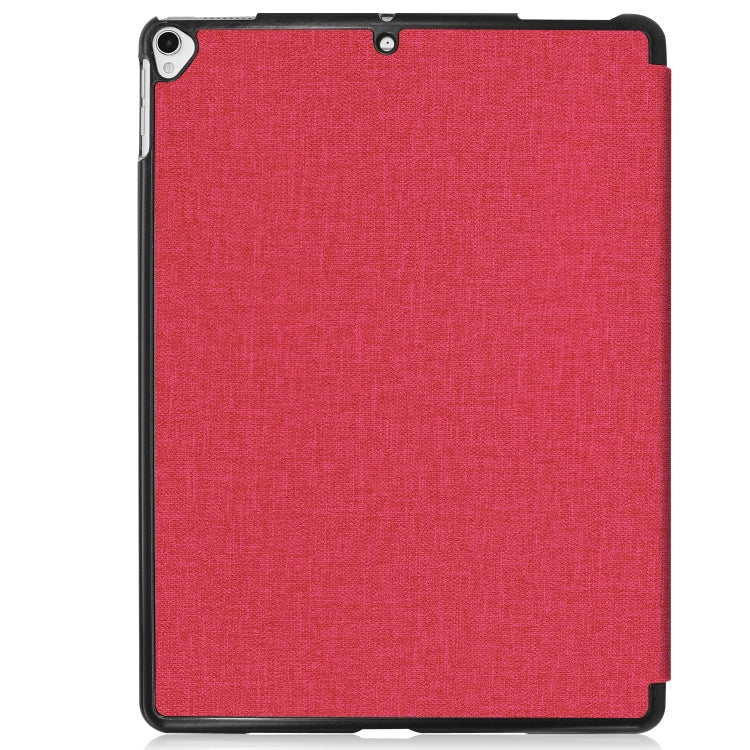 For iPad 10.2 2021 / 2020 / 2019 / Air 3 / Pro 10.5 / iPad 10.2 2020 Denim Texture Horizontal Flip Leather Case with Three-folding Holder & Sleep / Wake-up Function
