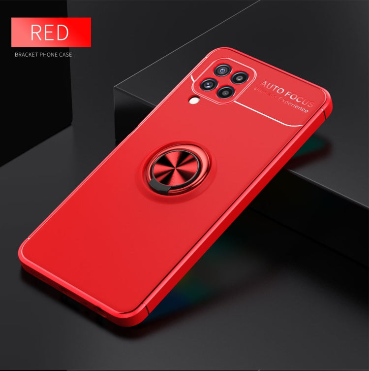 For Samsung Galaxy M32 Metal Ring Holder 360 Degree Rotating TPU Case