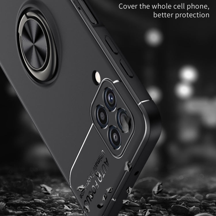 For Samsung Galaxy M32 Metal Ring Holder 360 Degree Rotating TPU Case