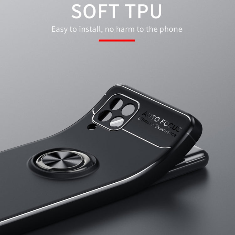 For Samsung Galaxy M32 Metal Ring Holder 360 Degree Rotating TPU Case