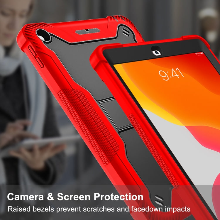 For iPad 10.2 2021 / 2020 / 2019 Silicone + PC Shockproof Protective Case with Holder