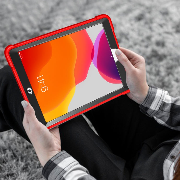 For iPad 10.2 2021 / 2020 / 2019 Silicone + PC Shockproof Protective Case with Holder