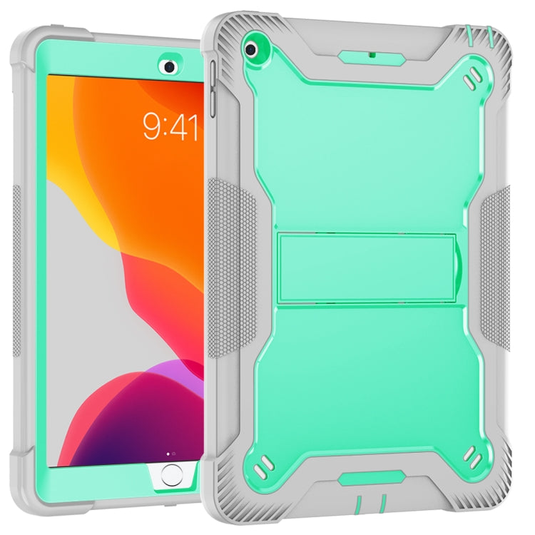For iPad 10.2 2021 / 2020 / 2019 Silicone + PC Shockproof Protective Case with Holder
