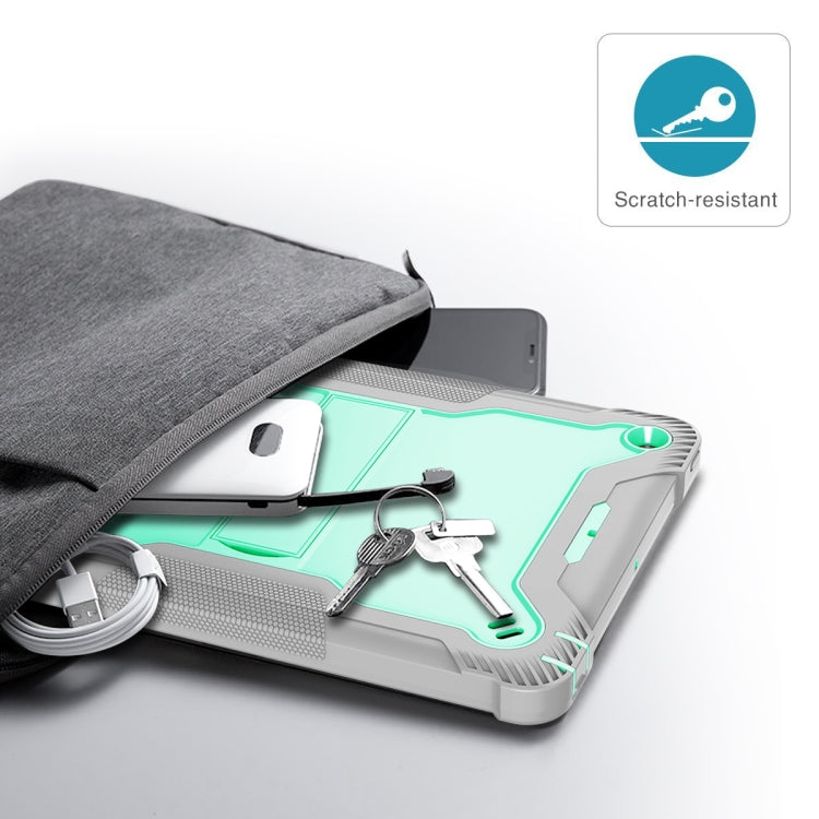 For iPad 10.2 2021 / 2020 / 2019 Silicone + PC Shockproof Protective Case with Holder
