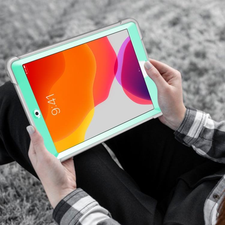 For iPad 10.2 2021 / 2020 / 2019 Silicone + PC Shockproof Protective Case with Holder