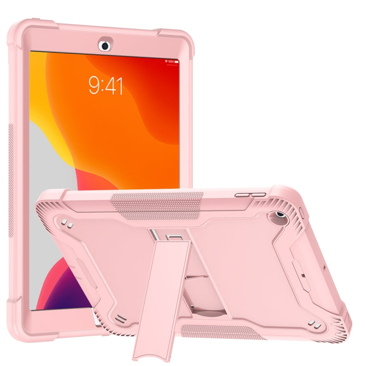 For iPad 10.2 2021 / 2020 / 2019 Silicone + PC Shockproof Protective Case with Holder