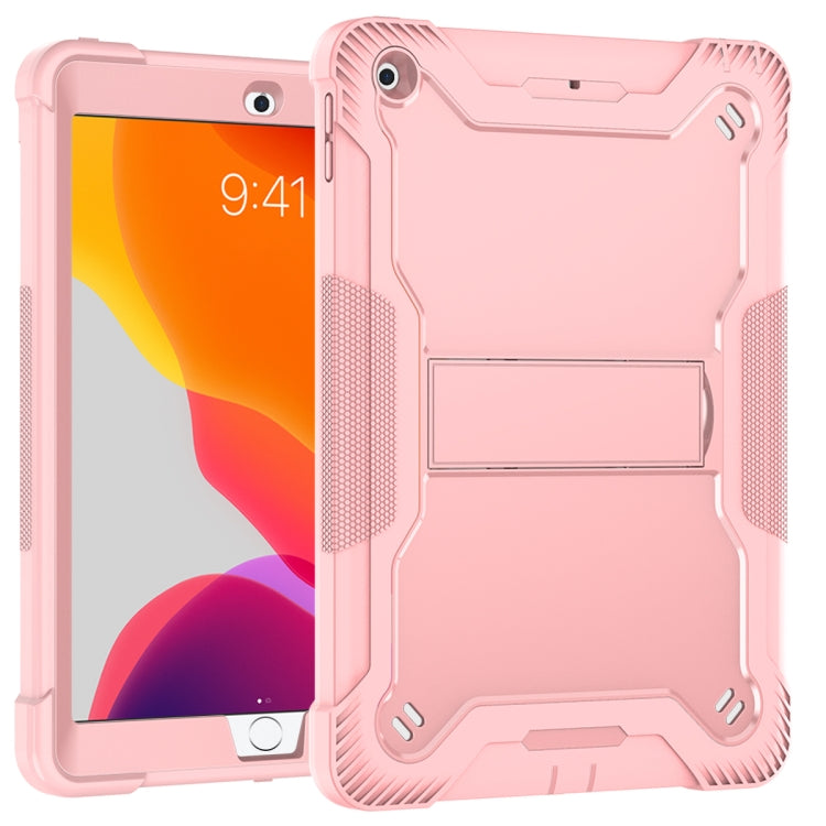 For iPad 10.2 2021 / 2020 / 2019 Silicone + PC Shockproof Protective Case with Holder