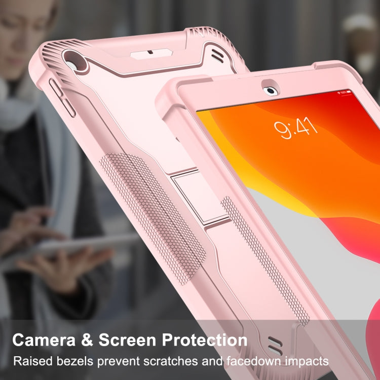 For iPad 10.2 2021 / 2020 / 2019 Silicone + PC Shockproof Protective Case with Holder