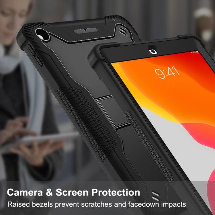 For iPad 10.2 2021 / 2020 / 2019 Silicone + PC Shockproof Protective Case with Holder