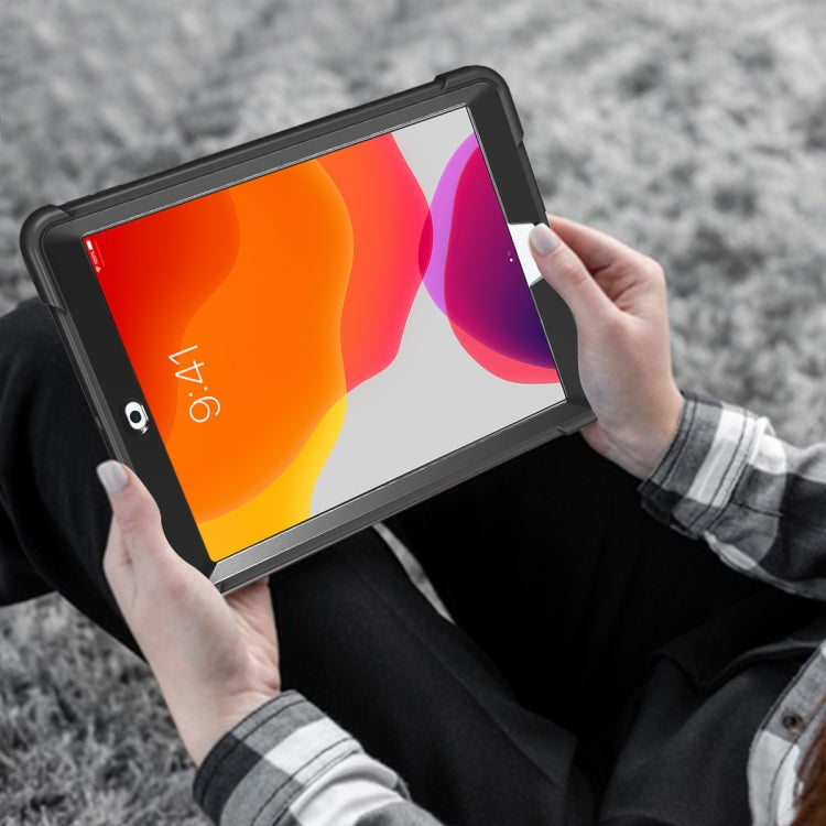 For iPad 10.2 2021 / 2020 / 2019 Silicone + PC Shockproof Protective Case with Holder