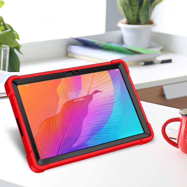 For Huawei MatePad T 10s Silicone + PC Shockproof Protective Case with Holder
