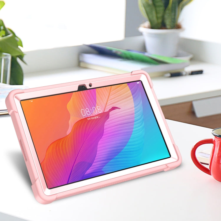 For Huawei MatePad T 10s Silicone + PC Shockproof Protective Case with Holder