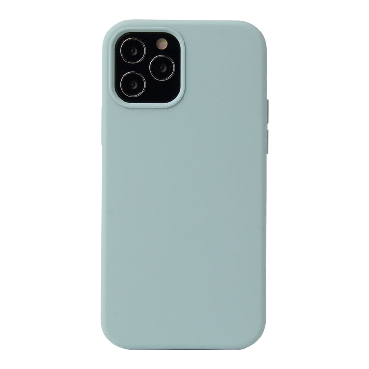 For iPhone 13 mini Solid Color Liquid Silicone Shockproof Protective Case