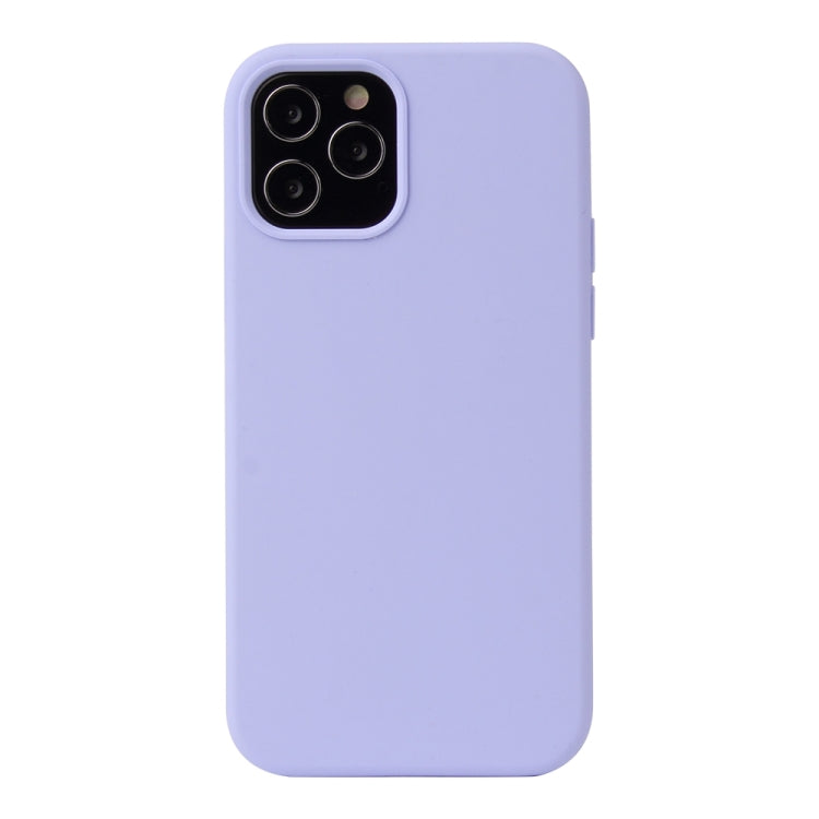 For iPhone 13 mini Solid Color Liquid Silicone Shockproof Protective Case