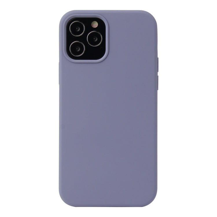 For iPhone 13 mini Solid Color Liquid Silicone Shockproof Protective Case
