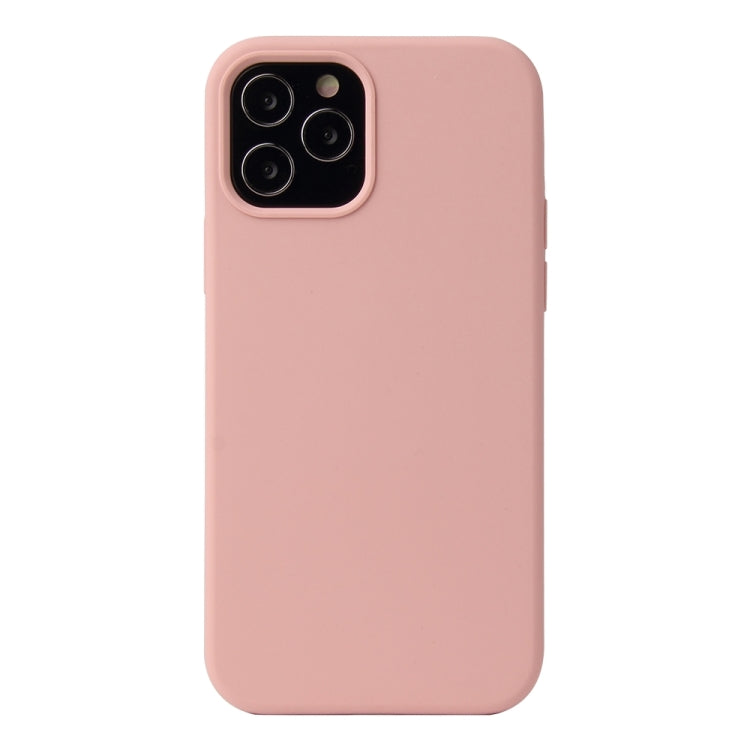 For iPhone 13 mini Solid Color Liquid Silicone Shockproof Protective Case