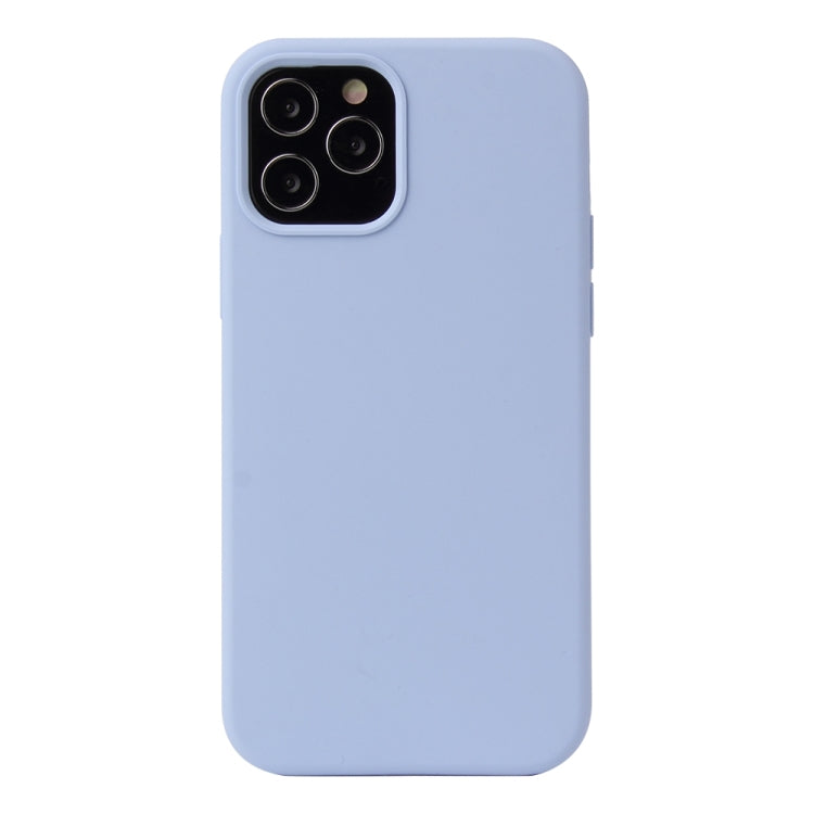 For iPhone 13 Pro Max Solid Color Liquid Silicone Shockproof Protective Case