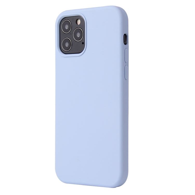 For iPhone 13 Pro Max Solid Color Liquid Silicone Shockproof Protective Case