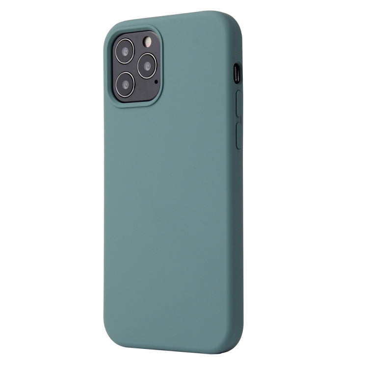 For iPhone 13 Pro Max Solid Color Liquid Silicone Shockproof Protective Case