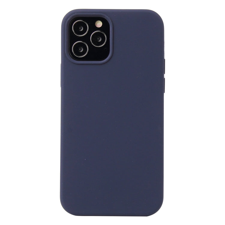 For iPhone 13 Pro Max Solid Color Liquid Silicone Shockproof Protective Case