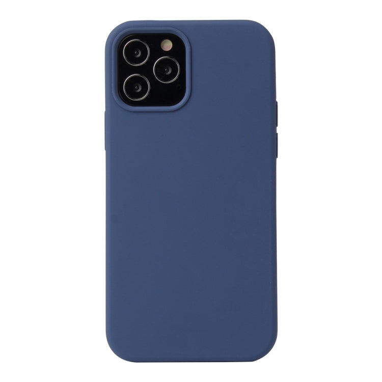 For iPhone 13 Pro Max Solid Color Liquid Silicone Shockproof Protective Case