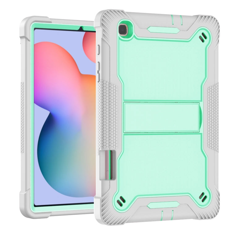 For Samsung Galaxy Tab S6 Lite Silicone + PC Shockproof Protective Case with Holder