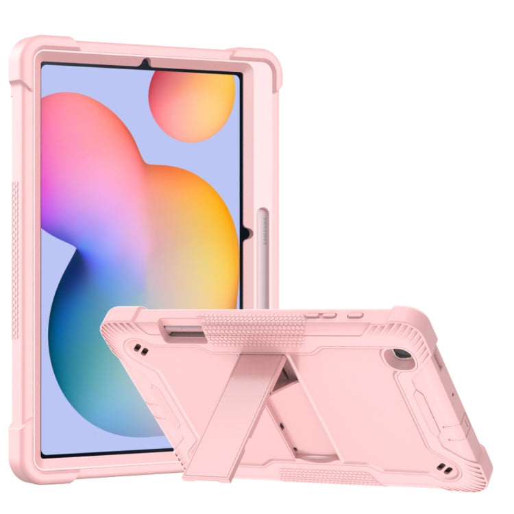 For Samsung Galaxy Tab S6 Lite Silicone + PC Shockproof Protective Case with Holder