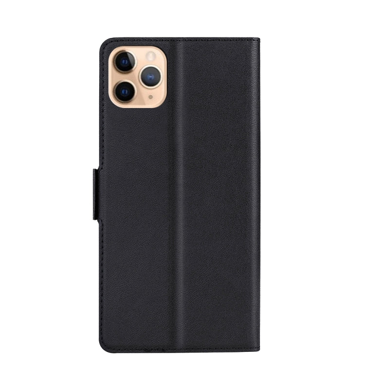 Ultra-thin Voltage Side Buckle PU + TPU Horizontal Flip Leather Case with Holder & Card Slot For iPhone 11 Pro Max