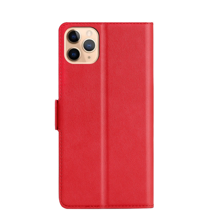 Ultra-thin Voltage Side Buckle PU + TPU Horizontal Flip Leather Case with Holder & Card Slot For iPhone 11 Pro Max