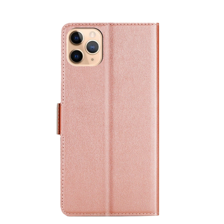 Ultra-thin Voltage Side Buckle PU + TPU Horizontal Flip Leather Case with Holder & Card Slot For iPhone 11 Pro Max