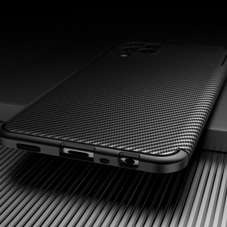 For Samsung Galaxy M32 (india) Carbon Fiber Texture Shockproof TPU Case
