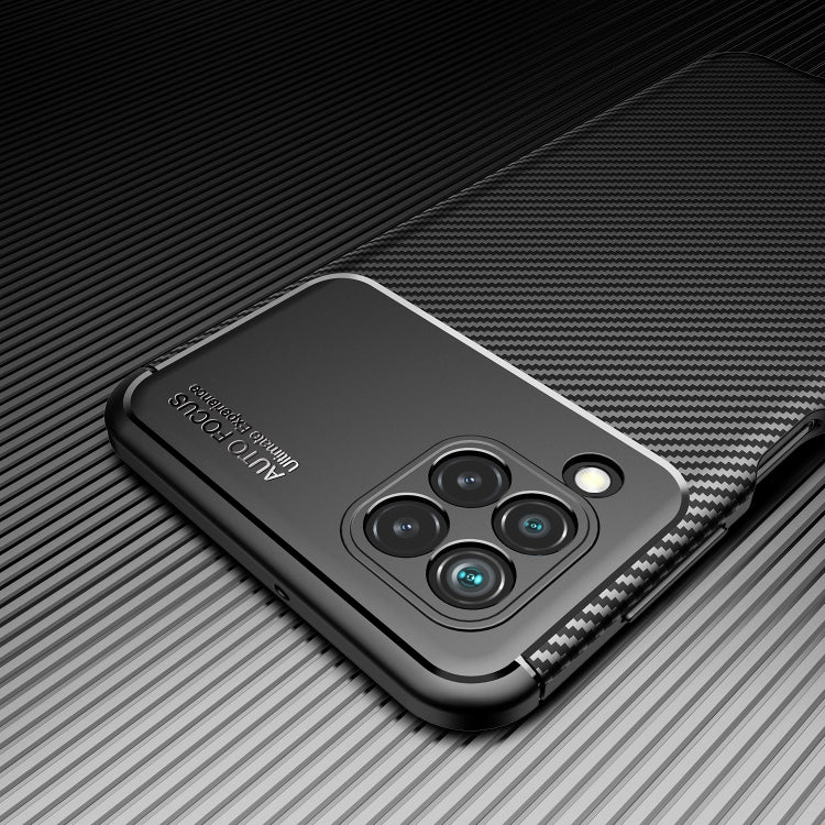 For Samsung Galaxy M32 (india) Carbon Fiber Texture Shockproof TPU Case