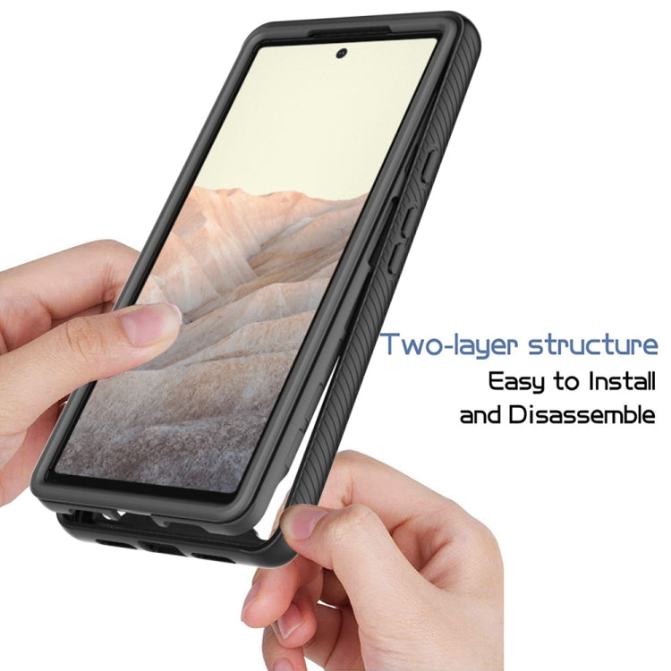 For Google Pixel 6 Starry Sky Solid Color Series Shockproof PC + TPU Case