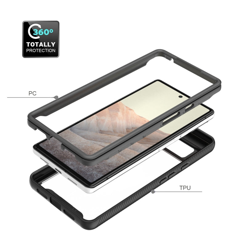 For Google Pixel 6 Starry Sky Solid Color Series Shockproof PC + TPU Case