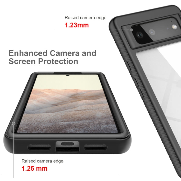 For Google Pixel 6 Starry Sky Solid Color Series Shockproof PC + TPU Case