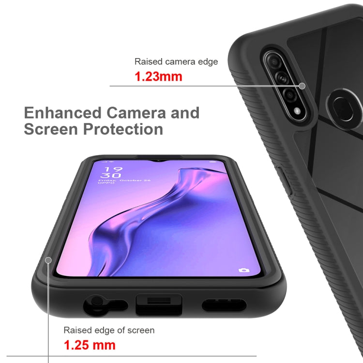 For OPPO A31 Starry Sky Solid Color Series Shockproof PC + TPU Case