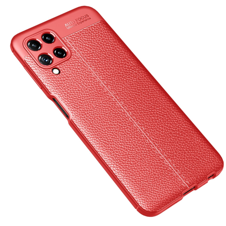 For Samsung Galaxy M32 (india) Litchi Texture TPU Shockproof Case
