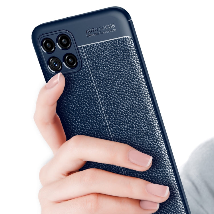For Samsung Galaxy M32 (india) Litchi Texture TPU Shockproof Case