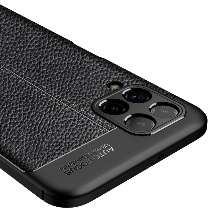 For Samsung Galaxy M32 (india) Litchi Texture TPU Shockproof Case
