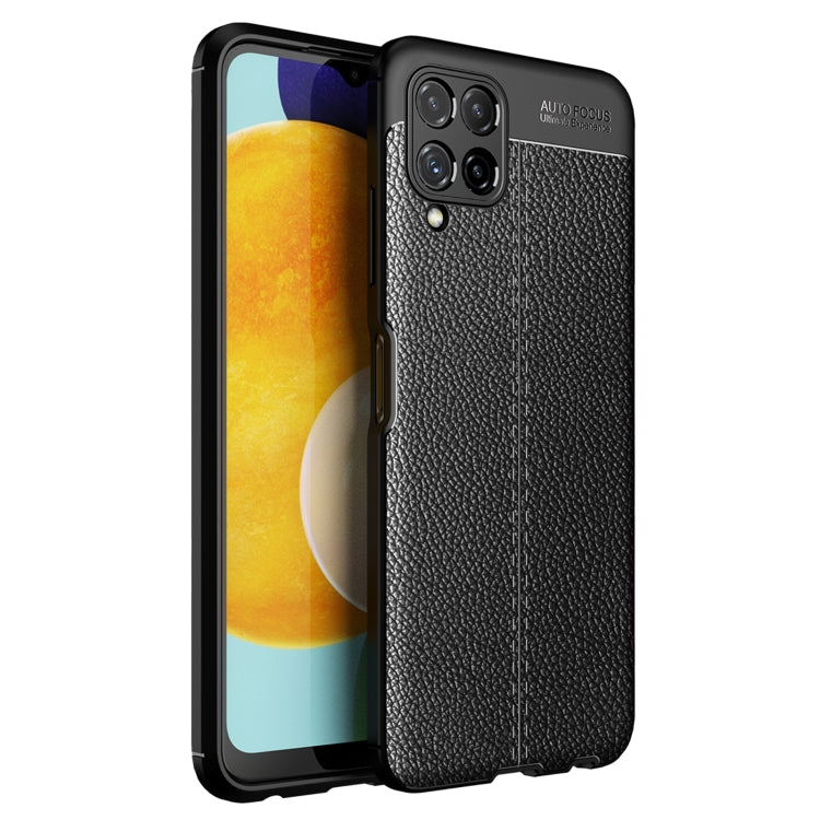 For Samsung Galaxy M32 (india) Litchi Texture TPU Shockproof Case