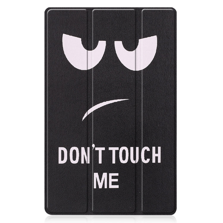 For Lenovo Qitian K10 TB-X6C6F / TB-X6C6X / TB-X6C6NBF Custer Painted TPU Smart Tablet Leather Case with Sleep / Wake-up Function & 3-Fold Holder