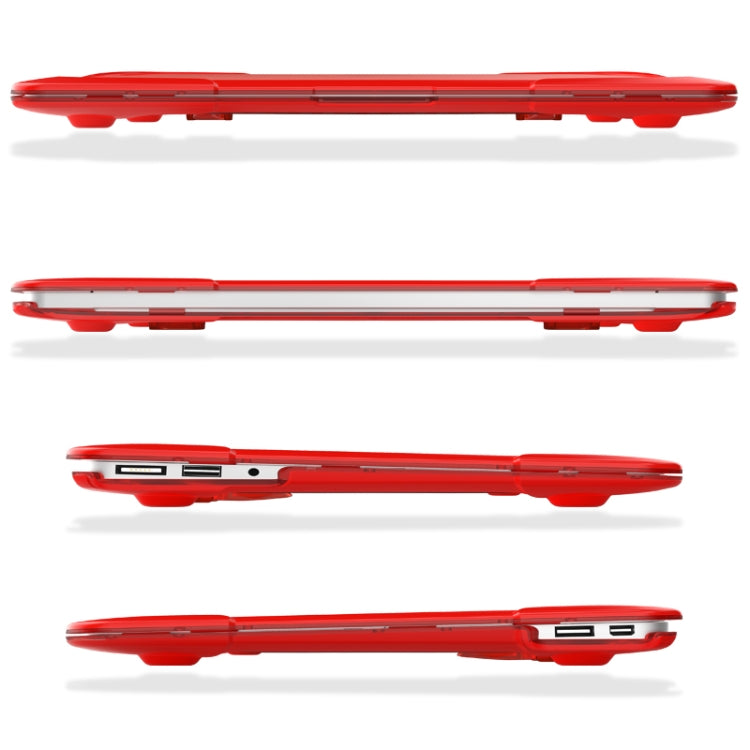 For MacBook Air 11.6 inch A1465 / A1370 TPU and PC Two-color Anti-fall Laptop Protective Case