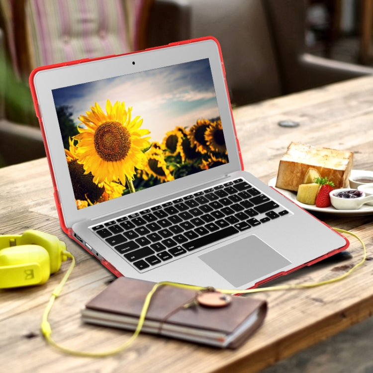 For MacBook Air 11.6 inch A1465 / A1370 TPU and PC Two-color Anti-fall Laptop Protective Case
