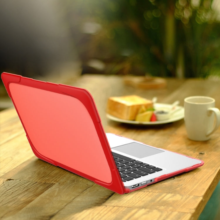 For MacBook Air 11.6 inch A1465 / A1370 TPU and PC Two-color Anti-fall Laptop Protective Case