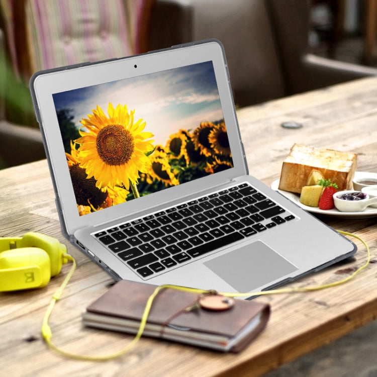 For MacBook Air 11.6 inch A1465 / A1370 TPU and PC Two-color Anti-fall Laptop Protective Case