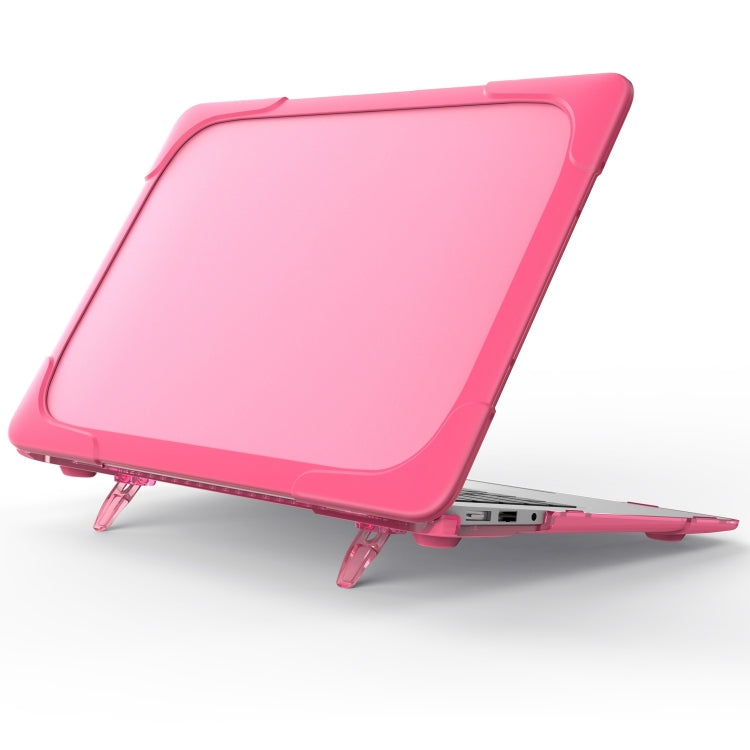 For MacBook Air 11.6 inch A1465 / A1370 TPU and PC Two-color Anti-fall Laptop Protective Case