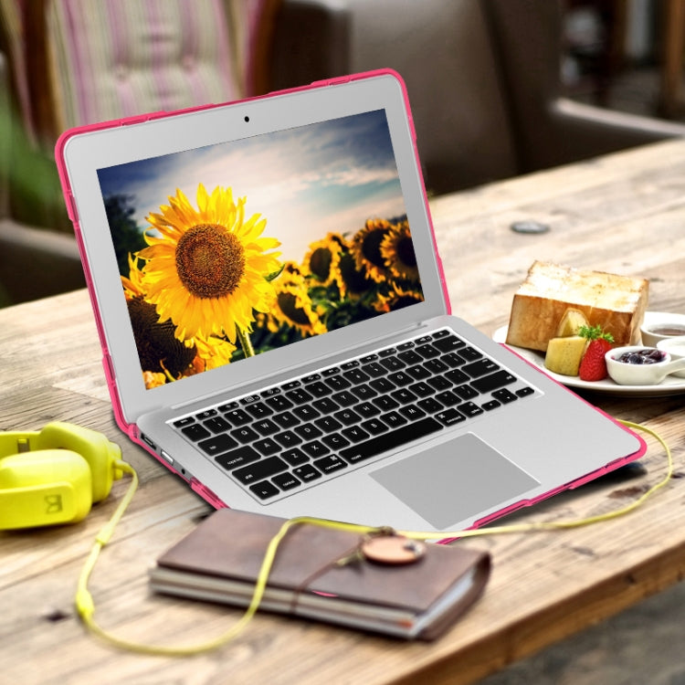 For MacBook Air 11.6 inch A1465 / A1370 TPU and PC Two-color Anti-fall Laptop Protective Case